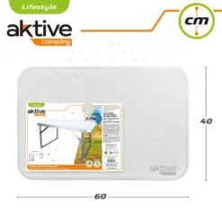 AKTIVE - Table Pliante . Table Basse Blanche En Aluminium - 40x60x40 Cm -Quechua Camp Promos Magasin aktive table pliante table basse blanche en aluminium 40x60x40 cm 4