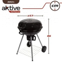 Barbecue Portable Rond Au Charbon De Bois Avec Couvercle Aktive -Quechua Camp Promos Magasin barbecue portable rond au charbon de bois avec couvercle aktive 6