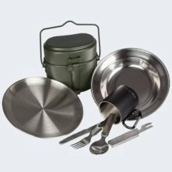 Batterie De Cuisine De Camping, Assiette Plate & Creuse, Couverts Et Tasse Set -Quechua Camp Promos Magasin batterie de cuisine de camping assiette plate and creuse couverts et tasse set 3