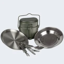 Batterie De Cuisine De Camping, Assiette Plate & Creuse Et Couverts Set 9 Batterie De Cuisine De Camping, Assiette Plate & Creuse Et Couverts Set -Quechua Camp Promos Magasin batterie de cuisine de camping assiette plate and creuse et couverts set 2
