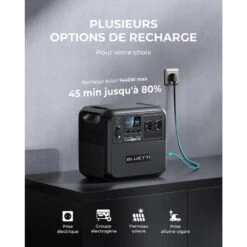 BLUETTI Générateur Électrique Solaire AC180 Avec Panneau Solaire PV200 10 BLUETTI Générateur Électrique Solaire AC180 Avec Panneau Solaire PV200 -Quechua Camp Promos Magasin bluetti generateur electrique solaire ac180 avec panneau solaire pv200 3