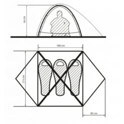 Borzhava 3 Alu - Tente Légère - 3 Personnes - Jaune 9 Borzhava 3 Alu - Tente Légère - 3 Personnes - Jaune -Quechua Camp Promos Magasin borzhava 3 alu tente legere 3 personnes jaune 4