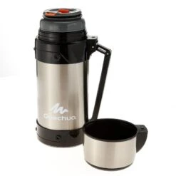Quechua Bouteille Isotherme Inox 1,5L Avec Gobelet Pour La Randonnée -Quechua Camp Promos Magasin bouteille isotherme inox 15l avec gobelet pour la randonnee 4