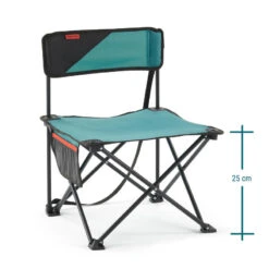 Quechua CHAISE BASSE PLIANTE DE CAMPING MH100 Bleue -Quechua Camp Promos Magasin chaise basse pliante de camping mh100 bleue 3