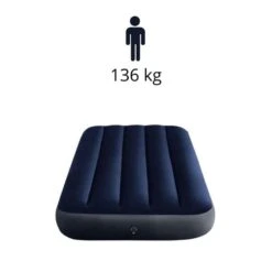 Intex Classic Downy - Lit Gonflable - 191x99x25cm - Compris Les Accessoires -Quechua Camp Promos Magasin classic downy lit gonflable 191x99x25cm compris les accessoires 2