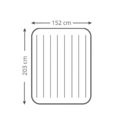 Intex Classic Downy - Lit Gonflable - 203x152x25cm - Compris Les Accessoires -Quechua Camp Promos Magasin classic downy lit gonflable 203x152x25cm compris les accessoires 3