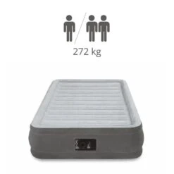 Intex Comfort-Plush 'Queen' - Lit Gonflable - 203x152x33cm - Compris Les Accessoires -Quechua Camp Promos Magasin comfort plush queen lit gonflable 203x152x33cm compris les accessoires 2