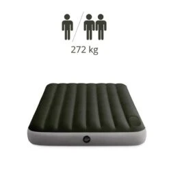 Intex Downy Full Airbed - Lit Gonflable - 191x137x25cm - Avec Accessoires -Quechua Camp Promos Magasin downy full airbed lit gonflable 191x137x25cm avec accessoires 2