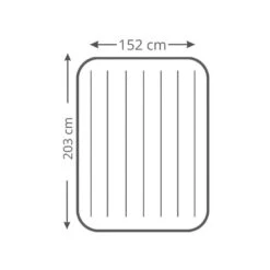 Intex Downy Queen Airbed - Lit Gonflable - 203x152x25cm - Avec Accessoires 8 Intex Downy Queen Airbed - Lit Gonflable - 203x152x25cm - Avec Accessoires -Quechua Camp Promos Magasin downy queen airbed lit gonflable 203x152x25cm avec accessoires 3