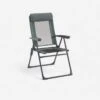 Quechua FAUTEUIL PLIANT CONFORTABLE POUR LE CAMPING - INCLINABLE - ACIER