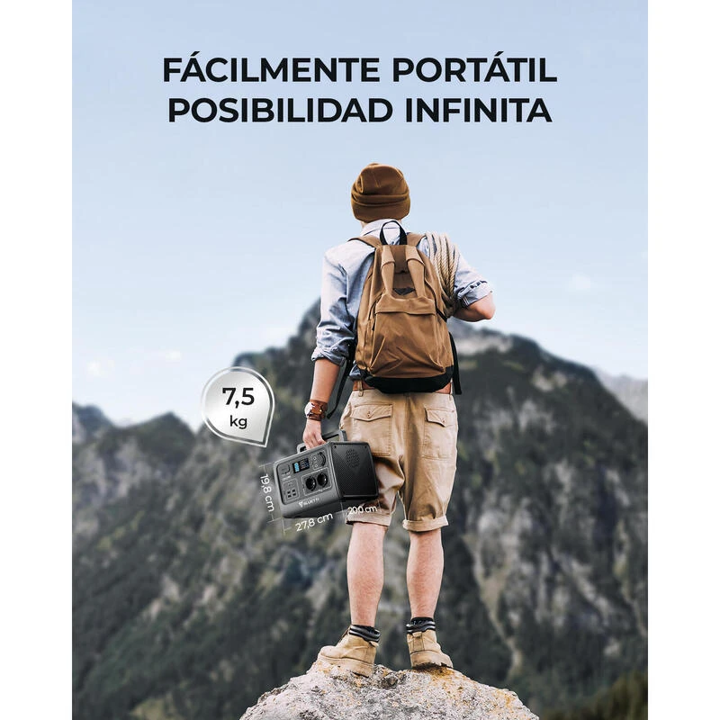 Générateur Solaire BLUETTI EB55 Avec Panneau Solaire PV120S Pour Camping 6 Générateur Solaire BLUETTI EB55 Avec Panneau Solaire PV120S Pour Camping – Image 6