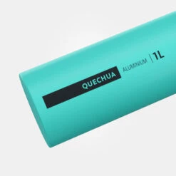 Quechua Gourde Alu 1L Avec Bouchon à Ouverture Rapide Pour La Randonnée - Vert -Quechua Camp Promos Magasin gourde alu 1l avec bouchon a ouverture rapide pour la randonnee vert 2
