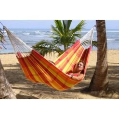 Hamac Amazonas Barbados Papaya -Quechua Camp Promos Magasin hamac amazonas barbados papaya 4