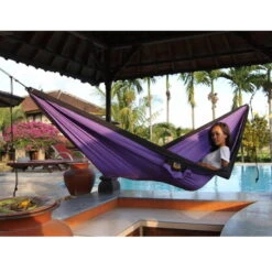 TICKET TO THE MOON Hamac Original Bleu / Turquoise -Quechua Camp Promos Magasin hamac original bleu turquoise 4