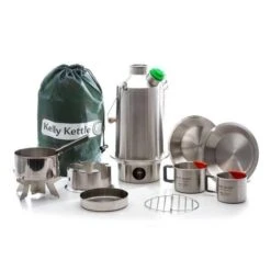 Kelly Kettle Kit 'Base Camp' Ultime - Acier Inoxydable NOUVEAU -Quechua Camp Promos Magasin kelly kettle kit base camp ultime acier inoxydable nouveau 3