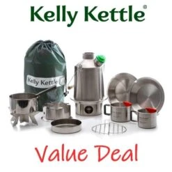 Kelly Kettle Kit Ultime 'Scout' - Acier Inoxydable NOUVEAU -Quechua Camp Promos Magasin kelly kettle kit ultime scout acier inoxydable nouveau 2