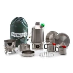 Kelly Kettle Kit Ultime 'Scout' - Acier Inoxydable NOUVEAU -Quechua Camp Promos Magasin kelly kettle kit ultime scout acier inoxydable nouveau 3