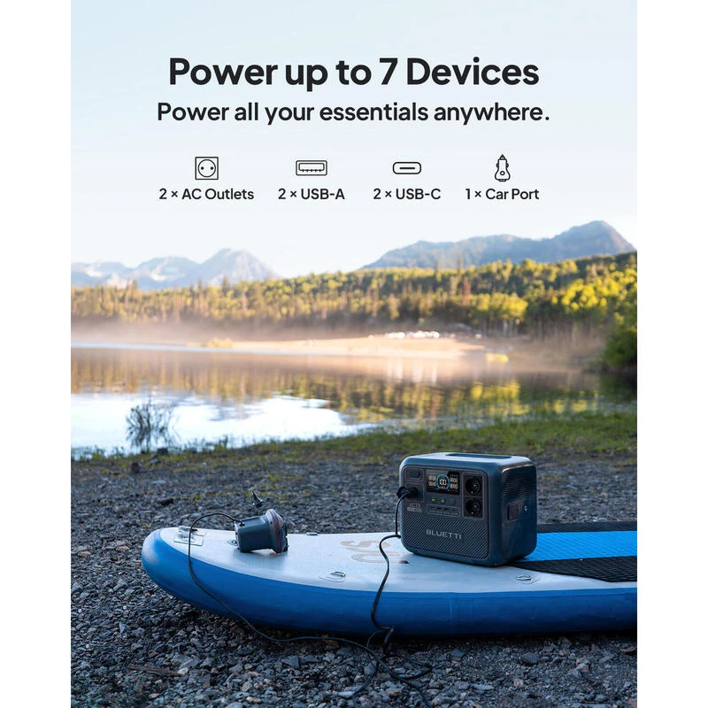 Kit Générateur Solaire BLUETTI AC70+PV120, 768Wh/1000W LiFePO4 Pour Le Camping 3 Kit Générateur Solaire BLUETTI AC70+PV120, 768Wh/1000W LiFePO4 Pour Le Camping – Image 3