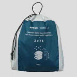Lot De 2 Housses De Rangement De Trekking - Demi-lune Imperméables - 2x7L -Quechua Camp Promos Magasin lot de 2 housses de rangement de trekking demi lune impermeables 2x7l 2