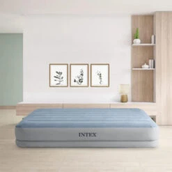 Matelas Gonflable - Intex Mid-Rise Comfort -2 Personnes -Quechua Camp Promos Magasin matelas gonflable intex mid rise comfort 2 personnes 4