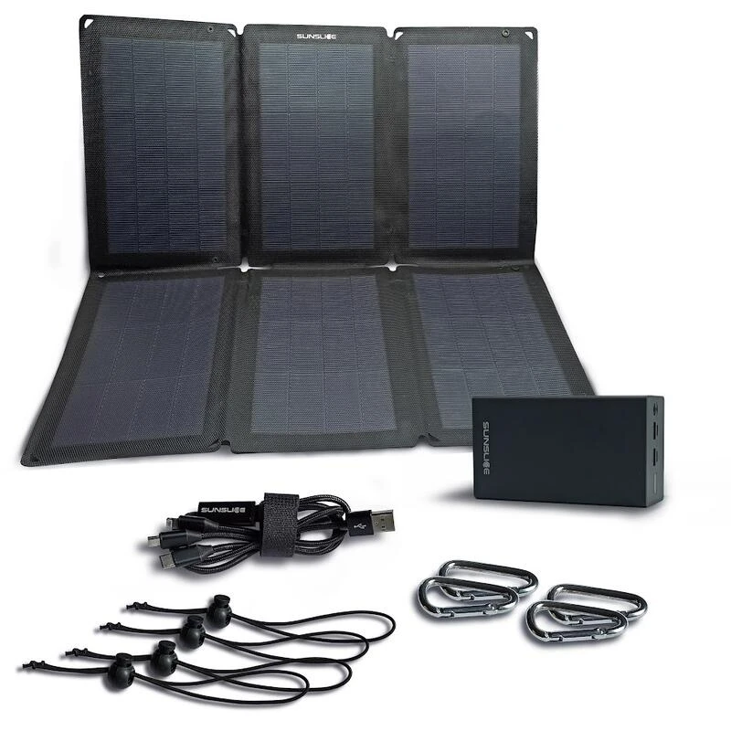 Pack Energie Nomade | Panneau Solaire 48W Avec Batterie 148Wh 1 Pack Energie Nomade | Panneau Solaire 48W Avec Batterie 148Wh