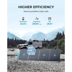 Panneau Solaire BLUETTI PV200 | 200 W -Quechua Camp Promos Magasin panneau solaire bluetti pv200 200 w 2