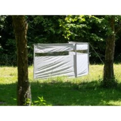 Paravent De Camping Bora - Brise-Vue - 6,0 X 1,4 M - Résistant Au Vent - Gris -Quechua Camp Promos Magasin paravent de camping bora brise vue 60 x 14 m resistant au vent gris 3