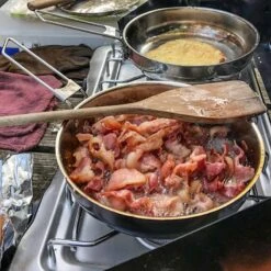 Pathfinder Poêle à Frire Pliable En Acier Inoxydable Avec Couvercle -Quechua Camp Promos Magasin pathfinder poele a frire pliable en acier inoxydable avec couvercle 3