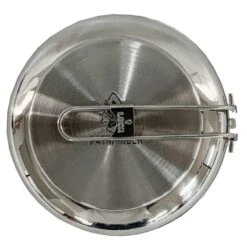 Pathfinder Poêle à Frire Pliable En Acier Inoxydable Avec Couvercle -Quechua Camp Promos Magasin pathfinder poele a frire pliable en acier inoxydable avec couvercle 4