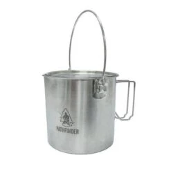 Pathfinder Pot En Acier Inoxydable Avec Couvercle (1,9 L) -Quechua Camp Promos Magasin pathfinder pot en acier inoxydable avec couvercle 19 l 2