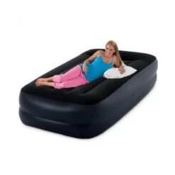 Intex Pillow Rest Raised Twin - Lit Gonflable - 191x99x42cm - Compris Les Accessoires -Quechua Camp Promos Magasin pillow rest raised twin lit gonflable 191x99x42cm compris les accessoires 2