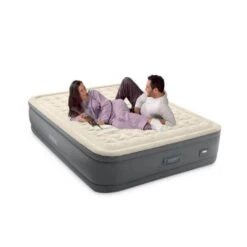Intex Premaire II - Lit Gonflable - 203x152x46cm - Compris Les Accessoires -Quechua Camp Promos Magasin premaire ii lit gonflable 203x152x46cm compris les accessoires 2