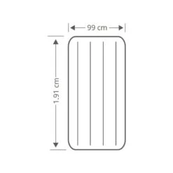 Intex Prestige Downy Jr. Twin Airbed - Lit Gonflable - 191x99x25cm - Avec Accessoires -Quechua Camp Promos Magasin prestige downy jr twin airbed lit gonflable 191x99x25cm avec accessoires 3