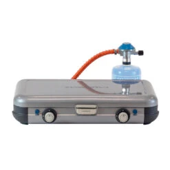 Campingaz Réchaud De Camping à Gaz 2 Feux Camp & Grill - Plancha, Grill Et Wok -Quechua Camp Promos Magasin rechaud de camping a gaz 2 feux camp and grill plancha grill et wok 4