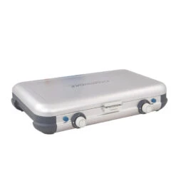 Campingaz Réchaud De Camping à Gaz 2 Feux Camp & Grill - Plancha, Grill Et Wok -Quechua Camp Promos Magasin rechaud de camping a gaz 2 feux camp and grill plancha grill et wok 5