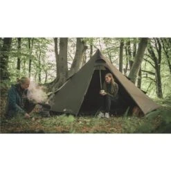 Robens Cône Vert PRS - Tipi Tent Pour Quatre Personnes -Quechua Camp Promos Magasin robens cone vert prs tipi tent pour quatre personnes 4