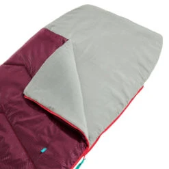 Quechua SAC DE COUCHAGE ENFANT MH100 10°C - PRUNE -Quechua Camp Promos Magasin sac de couchage enfant mh100 10c prune 7