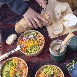 Set Complet Opinel Picnic+ - Opinel N°8 + Embouts Cuillère Et Fourchette -Quechua Camp Promos Magasin set complet opinel picnic opinel n8 embouts cuillere et fourchette 4