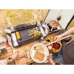 Set Réchaud à Gaz 2 Feux - Skandika Brann - Camping - Allumage Piezo - Mallette -Quechua Camp Promos Magasin set rechaud a gaz 2 feux skandika brann camping allumage piezo mallette 4