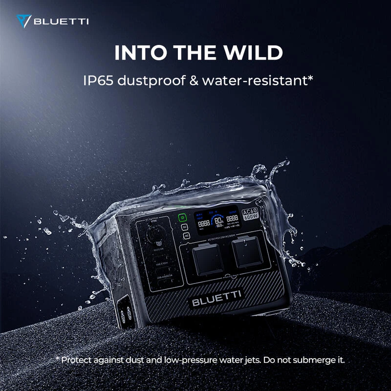 Station Électrique Portable BLUETTI AC60+B80+PV200,IP65 Générateur Solaire 2 Station Électrique Portable BLUETTI AC60+B80+PV200,IP65 Générateur Solaire – Image 2