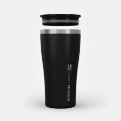 Quechua Tasse / Verre MH500 Isotherme (double Paroi Inox) Camp Du Randonneur 0,5L Noir -Quechua Camp Promos Magasin tasse verre mh500 isotherme double paroi inox camp du randonneur 05l noir 7