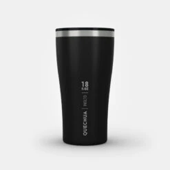 Quechua Tasse / Verre MH500 Isotherme (double Paroi Inox) Camp Du Randonneur 0,5L Noir -Quechua Camp Promos Magasin tasse verre mh500 isotherme double paroi inox camp du randonneur 05l noir 9