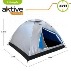 Tente 4 Hommes 205x205x130 Cm Aktive -Quechua Camp Promos Magasin tente 4 hommes 205x205x130 cm aktive 2