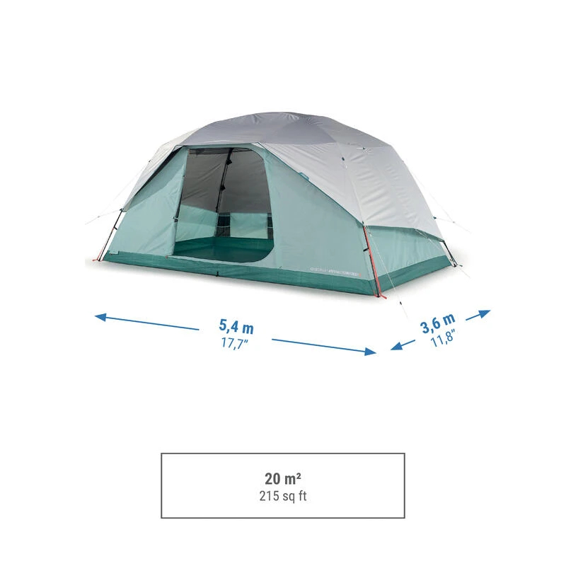 Quechua Tente à Arceaux De Camping - Arpenaz 6 ULTRAFRESH - 6 Personnes - 3 Quechua Tente à Arceaux De Camping - Arpenaz 6 ULTRAFRESH - 6 Personnes - – Image 3