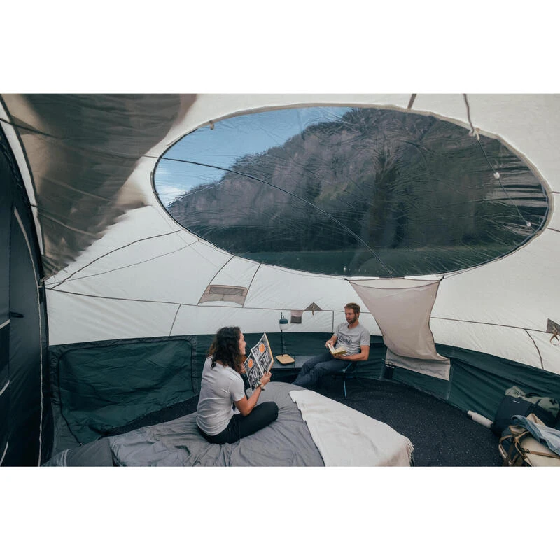 Quechua Tente Bulle De Camping - AirSeconds Skyview Polycoton - 2 Personnes - 1 Chambre 1 Quechua Tente Bulle De Camping - AirSeconds Skyview Polycoton - 2 Personnes - 1 Chambre