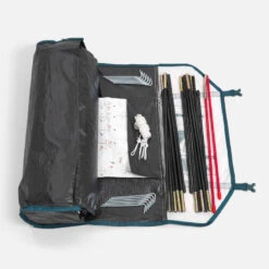 Quechua Tente De Camping - MH100 - 3 Places - Fresh & Black -Quechua Camp Promos Magasin tente de camping mh100 3 places fresh and black 3