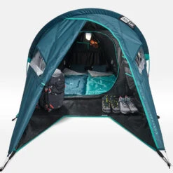 Quechua Tente De Camping - MH100 XL - 2 Places - Fresh & Black -Quechua Camp Promos Magasin tente de camping mh100 xl 2 places fresh and black 4