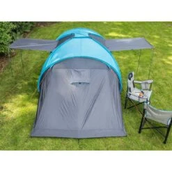 Tente Dôme Hammerfest 4 Sleeper Protect - Sol Cousu - 4 Pers - 2 Cabines Noires -Quechua Camp Promos Magasin tente dome hammerfest 4 sleeper protect sol cousu 4 pers 2 cabines noires 4