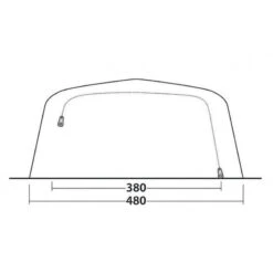 Tente Gonflable Outwell Jacksondale 7PA -Quechua Camp Promos Magasin tente gonflable outwell jacksondale 7pa 4