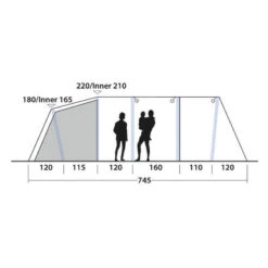 Tente Gonflable Outwell Knightdale 8PA 8 Tente Gonflable Outwell Knightdale 8PA -Quechua Camp Promos Magasin tente gonflable outwell knightdale 8pa 3